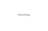 Hashing - Stanford University · Hash Function First, if you compute hashCode of the same stringmany times, you always get the same value. int hashCode(const string& input); "dikdik"
