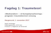 Fagdag 1: Traumeteori · Present and discuss recent research on children’s trauma reactions in western- and non-western societies Author: dago Created Date: 12/6/2017 9:12:15 AM