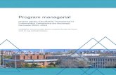 Program managerial decan - pub.rotransport.pub.ro/download/decan/3. Dorinela...și conforme cu cerințele specifice ale dezvoltării durabile (sisteme de planificare, dirijare și