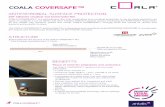 COALA COVERSAFE™ · 2021. 1. 14. · COALA COVERSAFE™ is a self-adhesive film with outstanding anti-microbial properties. It can be easily applied to all types of surfaces, such