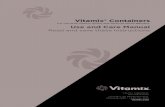 For Use With Vitamix Ascent and Venturist Series Blenders ......Vita-Mix® Corporation 8615 Usher Road Cleveland, OH 44138-2103 U.S.A. 1-800-848-2649 / 1-440-235-4840 vitamix.com Vitamix®
