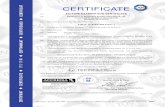 CERTIFICAT E - raelsrl.com · EN 60079 -0:2012 +A11:2013 ; EN 60079 -1:2014 ; EN 60079 -31:2014 [10] If the sign "X" is pla ced after the certificate number, it indicates that the