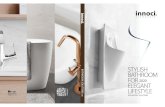 BATHROOM SOLUTIONSMirror Cabinets 5 6 BATHROOM SOLUTIONS BATHROOM SOLUTIONS S Creative items are needed to lighten up the bathrooms. innoci follows the ideal of minimalist design and