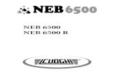 NEB 6500 NEB 6500 R · 2021. 1. 15. · NEB 6500 NEB 6500 R Weight 38.8 lbs 43.2 lbs Tab. 2 - Weights 1.3 Description of the components Fig. 2 - Main components 1 Air diffuser 5 Suction