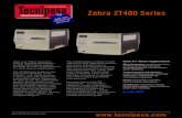 Zebra ZT400 Series - Tecnipesa...extensive set of advanced features that ensure your printer investment will always meet your needs, now and in the future. Constructed using an all-metal