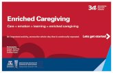 Enriched Caregiving...Enriched Caregiving 2015 University of Melbourne and oseph Sparling Page 2 of 15 Each routine or activity of the day can include care, emotion and learning. Your