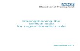 Strengthening the CLOD Role - Microsoft...3 Strengthening the CLOD role, September 2017 1.0 Executive summary The local donation team of clinical lead for organ donation (CLOD), specialist
