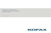 Kofax mobiFlow iOS Developer's Guide · Kofax mobiFlow iOS Developer's Guide • Access to the Kofax Partner Portal (for eligible partners). Click the Partner Support link at the