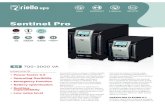 Sentinel Pro - Riello UPS · and improved performance created by the Riello UPS research and development team. Sentinel Pro uses ON LINE double conversion technology, resulting in