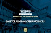 EXHIBITOR AND SPONSORSHIP PROSPECTUS · Exhibitor and Sponsorship Packages – 7 Platinum Sponsorship – 8 Gold Sponsorship – 9 10 – Silver Sponsorship 11 – Exhibitor Sponsorship