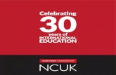 Northern Consortium and NCUK · 2020. 4. 1. · NCUK fulfils the aim of attracting students from around the world who are intellectually and socially well-prepared for their time