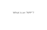 What is an “APP”?meiere.com/_WNCC_2015/regularSIG/WhatisanAppPresentation.pdf · 2014. 11. 9. · • Convert tapes and records into digital recordings or CDs. • Edit Ogg Vorbis,