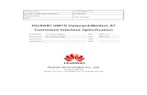 HUAWEI UMTS Datacard Modem AT Command Interface … UMTS Datacard... · 2014. 3. 2. · HUAWEI UMTS Datacard/Modem AT Command Interface Specification Prepared by Tan Xiaoan(43652）