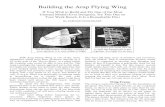 Building the Arup Flying Wing - The Plan Pagetheplanpage.com/Months/2503/arup_files/arup.pdf · 2005. 2. 17. · Building the Arup Flying Wing If You Wish to Build and Fly One of