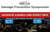Damage Prevention Symposium - ORCGA...February 13-15, at Sheraton on the Falls, Niagara Falls, ON. This event is a signature event for the ORCGA attracting over 265+ damage prevention