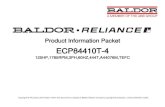 Product Information Packet · Page 7 of 15 Product Information Packet: ECP84410T-4 - 125HP,1785RPM,3PH,60HZ,444T,A44076M,TEFC 702623013A THERMAL BARRIER -- G28 -- …