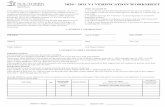 2020 - 2021 V1 VERIFICATION WORKSHEET...2.Complete and sign the worksheet. A parent signature is needed for dependent students. 3.Submit the completed worksheet, tax forms, and any