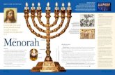 Menorah - Church of Jesus Christ · 2018. 11. 14. · Menorah The Hebrew word menorah means “lampstand.” The King James Version of the Bible translates it as “candlestick.”