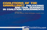 Coalitions of the Unwilling - NISPAcee · Markku Temmes..... 236 Th e Impact of Coalition Government on Politico-Administrative Relations in Ireland 1981 – 2002 Bernadette Connaughton.....