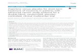 Zopiclone versus placebo for short-term treatment of ...STUDY PROTOCOL Open Access Zopiclone versus placebo for short-term treatment of insomnia in patients with advanced cancer: study