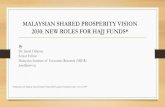 MALAYSIAN SHARED PROSPERITY VISION 2030: NEW ROLES …...(kesaksamaan keberhasilan) Needs-based economic approach –policy focus on precise target demographics Background of Tabung