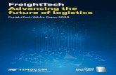FreightTech – Advancing the future of logistics...CargoWise One Transport management systems such as CargoWiseOne supply freight forwarders and large carriers with solutions to manage