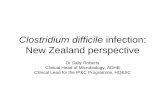 Clostridium difficile infection: New Zealand perspective...• C. difficile testing was carried out on all stool specimens sent for testing on hospitalised children • SHEA/IDSA definitions