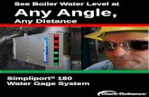 See Boiler Water Level at Any Angle,...See Boiler Water Level at Any Angle, Any Distance Simpliport ® 180 Water Level Gage System For Ordinary (Non-Classified) Locations Patent #