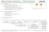 Metal Oxide Varistor Catalogue - Konkurkonkur.de/content/files/pdf/thinking/en-TVR-D.pdf · Metal Oxide Varistor：TVR-D Series Disc Type Varistor for Surge Protection (High Surge