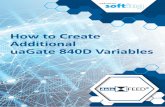 How to Create Additional uaGate 840D Variables...NC-VAR-Selektor. software, which is part of . SINUMERIK Toolbox (6FC5851-1XC45-4YA8). 1. Create . AWL . File. In . NC-VAR-Selektor:
