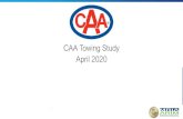 CAA Towing Study April 2020 - WordPress.com · 2020. 8. 28. · Yes –for a vehicle collision Yes –for roadside assistance involving only my vehicle No Yes –for a vehicle collision