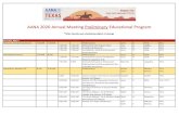 AANA 2020 Annual Meeting Preliminary Educational Program...2:45 PM 2:50 PM Does Failure to Meet Threshold mHHS & iHOT-12 Scores Correlate to Reoperations After Hip Arthroscopy? Benjamin