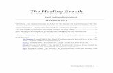 The Healing Breath 4-1 collected - Author on Rebirthing ......The Healing Breat, Vol. 4, No. 1 1 The Healing Breath a Journal of Breathwork Practice, Psychology and Spirituality General