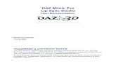 DAZ Mimic Pro Lip Sync Studiodocs.daz3d.com/.../mimic/mimic_pro_user_guide_071408.pdf · 2012. 1. 25. · Mimic gives you a complete lip-sync production laboratory that allows you