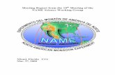 NAME SWG10 Meeting report FINAL · VAMOS Newsletter on intra-seasonal variability of the NAM A special issue of CLIVAR Exchanges was solicited, ... hosted by the Tucson, AZ, NWS WFO