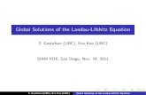 Global Solutions of the Landau-Lifshitz Equation › SIAM11 › PDE › PDF › ...Nov 14, 2011  · S. Gustafson (UBC), Eva Koo (UBC) Global Solutions of the Landau-Lifshitz Equation.