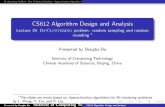 CS612 Algorithm Design and Analysisbioinfo.ict.ac.cn/~dbu/AlgorithmCourses/Lectures/Lec19.pdf · 2020. 9. 11. · CS612 Algorithm Design and Analysis Lecture 19. Bi-Clustering problem: