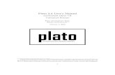 Plato 2.4 User’s Manual SAND2020-10644 TR Unlimited ReleasePlato 2.4 User’s Manual SAND2020-10644 TR Unlimited Release Plato Development Team Sandia National Labs * October 7,