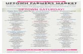 UFM 01.02.20 Sat · 2020. 12. 30. · UPTOWN SATURDAY! Happy New Year! Open 8a-1p + Local Grocery + Outdoor, Distanced Layout North Phoenix Baptist Church Campus | Central Avenue
