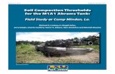 Soil Compaction Thresholds for the M1A1 Abrams Tank/media/system/e/b/e/9/... · M1A1 Abrams battle tank training facility. Approximately 50 M1A1 tanks were scheduled for detailed