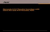 Dynamic L4-L7 Service Insertion with Cisco ACI and A10 ... · Cisco Application Centric Infrastructure (ACI), together with A10 Networks® Thunder® ADC line of Application Delivery