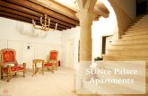 SUNce Palace Apartments brochure · 2019. 2. 3. · SUNCE PALACE APARTMENTS OFFERS A TOTAL OF 7 STUDIOS AND APARTMENTS DIFFERENT IN SIZE OFFERING DIFFERENT COMFORT LEVELS. The studios