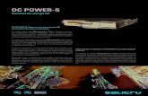 DC POWER-S · 2020. 10. 30. · ∙ LLVD & BLVD – desconexão de cargas não prioritárias e por tensão baixa das baterias. ∙ Sistema completo de controlo e monitorização local