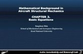 Mathematical Background in Aircraft Structural Mechanics … · 2018. 1. 30. · Aircraft Structural Mechanics CHAPTER 2. Basic Equations SangJoon Shin ... ∙∙∙ fibers 3 categories