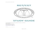 RGT/CGT - analyzeseeds.com€¦ · Revision Date: 04.01. 2010 RGT/CGT STUDY GUIDE FOR INFORMATION OR HELP FROM THE SCST, CONTACT: Jess Peterson SCST Executive Director