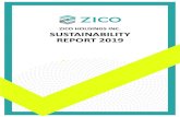 ZICO HOLDINGS INC. SUSTAINABILITY REPORT 2019 · ZICO HOLDINGS INC. | SUSTAINABILITY REPORT 2019 | 3 ABOUT ZICO HOLDINGS INC. ZICO Holdings Inc. (“ZHI”), together with its subsidiaries