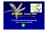 EWDB Status 2008 - CGIARarchive-ecpgr.cgiar.org/fileadmin/ · 2014. 11. 5. · 1996 – database structure developed (CZE+FRA)database structure developed (CZE+FRA) data request distributed