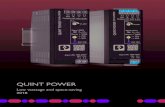 QUINT POWER - Sager Electronics...QUINT4-PS/ 1AC/24DC/1.3/SC QUINT4-PS/ 1AC/24DC/2.5/SC QUINT4-PS/ 1AC/24DC/3.8/SC 2904597 2904598 2904599 * W x H x D QUINT POWER Low Wattage with