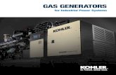 GAS GENERATORS - Kohler Power Generators.pdf · 2018. 9. 27. · *Except the 1300REZCK model, which is available EPA-compliant Gas Generators / 3 Good news you can forget all that