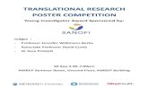 TRANSLATIONAL RESEARCH POSTER COMPETITION · 2017. 8. 14. · Daglas Is the adap ve immune response detrimental in TBI? Professor Robert Medcalf Australian Centre for Blood Diseases,